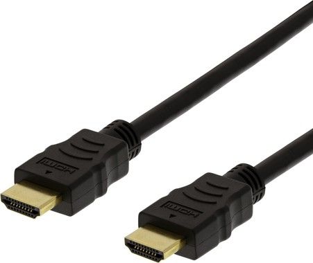 DELTACO HIGH-SPEED FLEX HDMI cable, 1M, 4K UHD, black