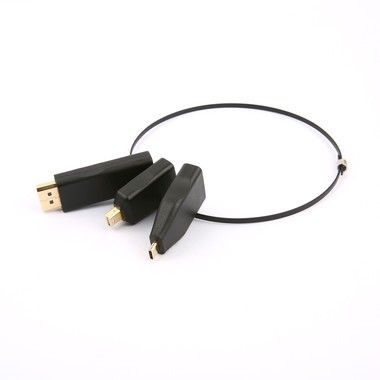 DELTACO Office, HDMI ADAPTER RING, mDP, DP, USB-C, FHD