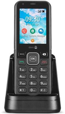 Doro 7001H 4G Home Phone, Graphite