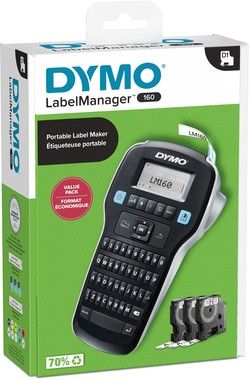 Dymo 160 valuepack LabelManager + 3x12mm tape
