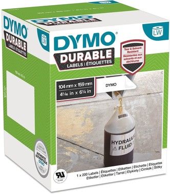 Dymo LabelWriter Durable extra-large shipping label 104mmx159mm