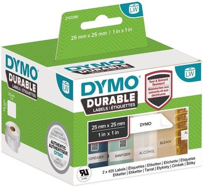 Dymo LabelWriter Durable square multi-purpose 25mm x 25mm