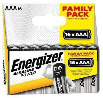 Energizer Batteri AAA/LR03 Alkaline Power 16-pack