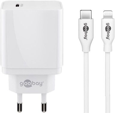 Goobay Lightning / USB-C(TM) PD charging set 20W