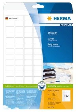 Herma etikett Premium 25,4x16,9 (2800)