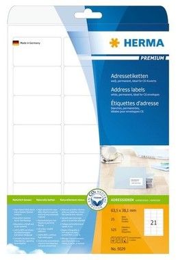 Herma etikett Premium 63,5x38,1 (525)