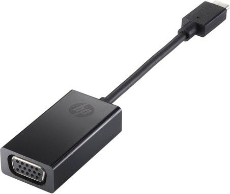 HP USB-C to VGA Adapter, Black