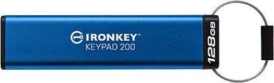 Kingston 128GB IronKey Keypad 200, FIPS 140-3 Lvl 3 (Pending) AES-256
