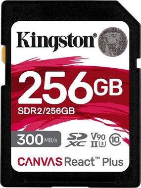 Kingston 256GB Canvas React Plus SDXC UHS-II