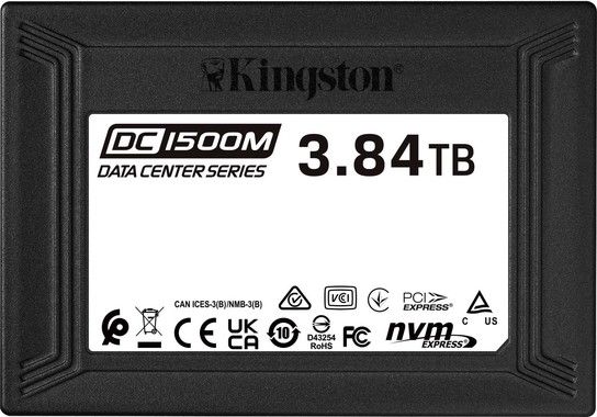 Kingston 3840G DC1500M U.2 Enterprise NVMe SSD