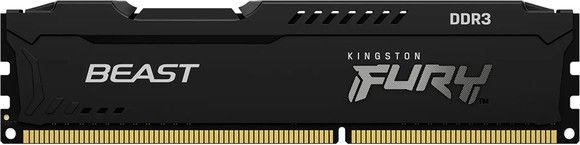 Kingston 4GB 1600MHz DDR3 CL10 DIMMFURYBeastBlack