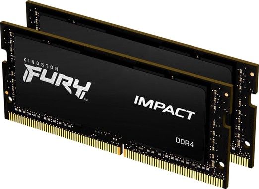 Kingston 64GB 3200MHz DDR4 CL20 SODIMM (Kit of 2) FURY Impact
