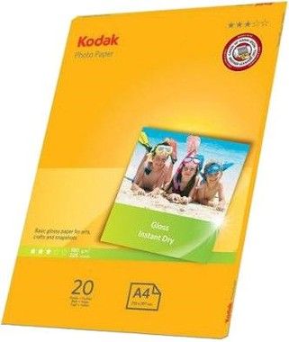 Kodak photo gloss A4 paper 180gsm (20 pack)