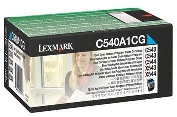 Lexmark C540/C543/C544 toner cyan return 1K