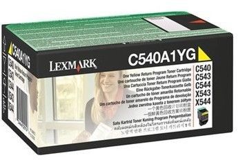 Lexmark C540/C543/C544 toner yellow return 1K
