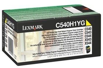 Lexmark C540/C543/C544 toner yellow return 2K