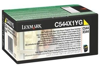 Lexmark C544 yellow extra high yield toner 4K