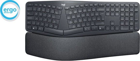 Logitech Ergo K860 Business Wireless Keyboard, Graphite