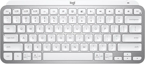 Logitech MX Keys Mini For Mac Minimalist Wirel. Keyboard, Pale Grey (