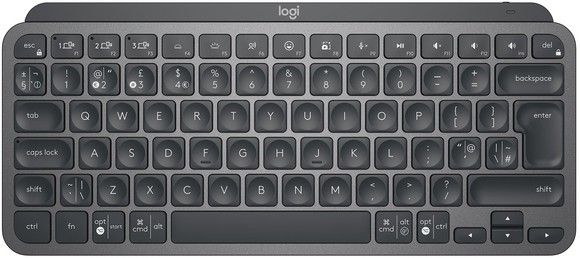 Logitech MX Keys Mini Minimalist Wireless Keyboard, Graphite (Nordic)
