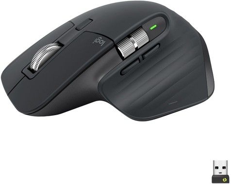 Logitech MX Master 3S Performance Wireless Mouse, Graphite