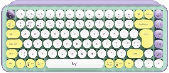 Logitech POP Keys Wireless Keyboard, Daydream Mint (Nordic)