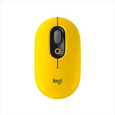 Logitech POP Mouse with emoji, Blast Yellow