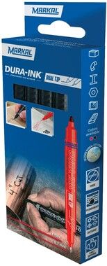 Markal Dura Ink Dual Tip - Retail 4 (X4 Black)