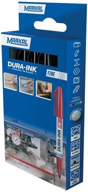 Markal Dura Ink Fine 15 Retail Pack (3) black