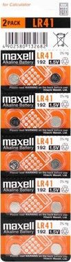 Maxell LR41 10-pack