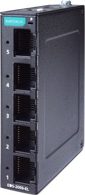 Moxa 5-port entry-level unmanaged Ethernet switches