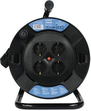 NQ Power Kabelvinda Safety plug, H05VV-F 3x1,5mm, 25m