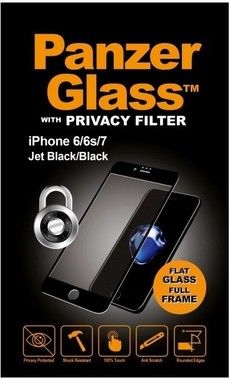 PanzerGlass iPhone 6/6s/7/8 Privacy, Jet Black