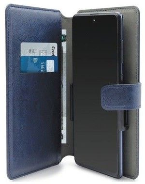 Puro Uni XXL Ecoleather Case Adjustable SlideHolder Blu