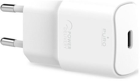 Puro Wall Charger Mini 1 USB-C, 20W White