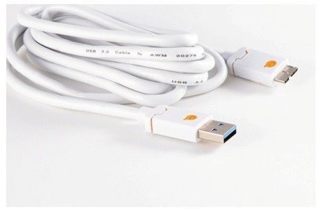Qnect High Speed kabel USB A 3.0 hane - MicroUSB B hane, 2m