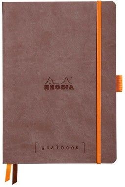 Rhodia Goalbook soft chocolate A5 dot ivory