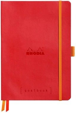 Rhodia Goalbook soft poppy A5 dot ivory
