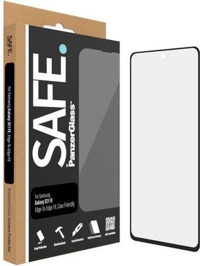 SAFE. by PanzerGlass SAFE. Galaxy S21 FE Screen Protector Glass, Black