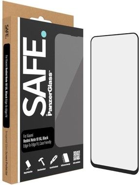 SAFE. by PanzerGlass SAFE. Xiaomi Redmi Note 10 5G Screen Protector Glass, Black