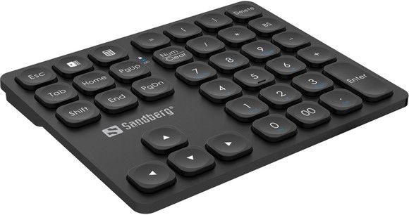 Sandberg Wireless Numeric Keypad Pro, Black