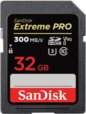 Sandisk Extreme Pro SDXC 32GB UHS-II 300 MB/s