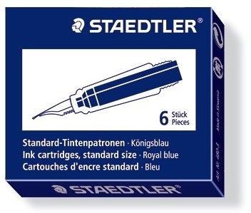 Staedtler Fountain pens ink cartridges blue (6)