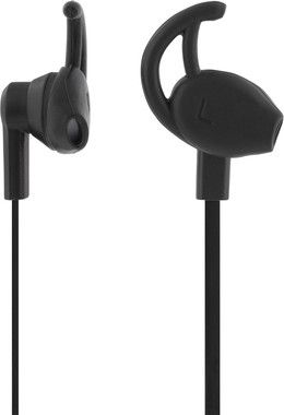 STREETZ Stay-in-ear hrlurar med mikrofon, media/svarsknapp, 3.5 mm, s