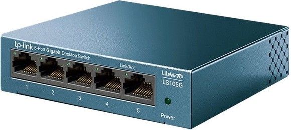 Tp-link LiteWave 5-Port Gigabit Desktop Switch, 5 Gigabit RJ45 Ports, Desktop