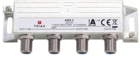 Triax Splitter ABS 3, 3-vg, 1,3 GHz