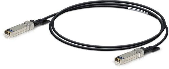 Ubiquiti UniFi SFP+ kabel, 2m, DAC, 10Gbps, svart
