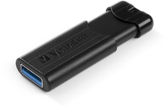 Verbatim USB 3.0 PinStripe 64GB, Black