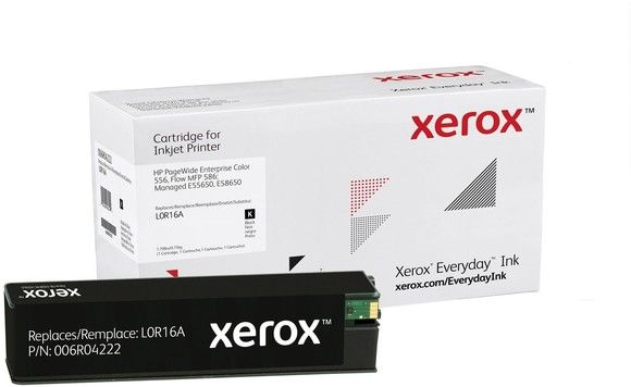 Xerox Everyday Ink High Yield Black cartridge to HP Pagewide L0R16