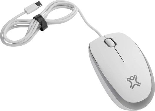Xtrememac WIRED USB-C MOUSE for iMac - White / Silver